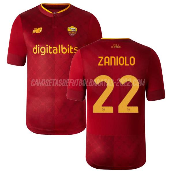 zaniolo camiseta de la 1ª equipación roma 2022-23