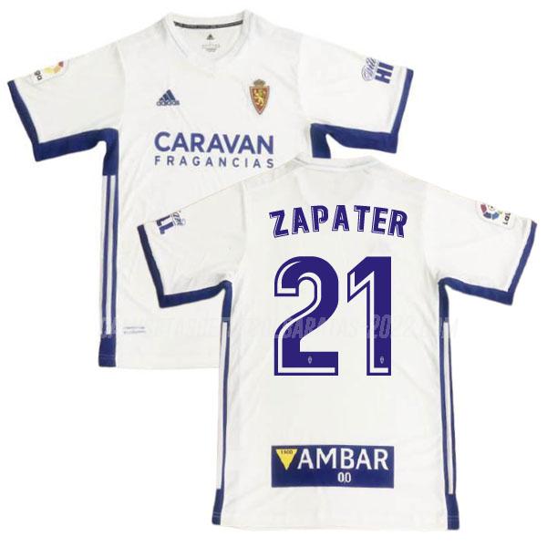 zapater camiseta de la 1ª equipación real zaragoza 2020-21