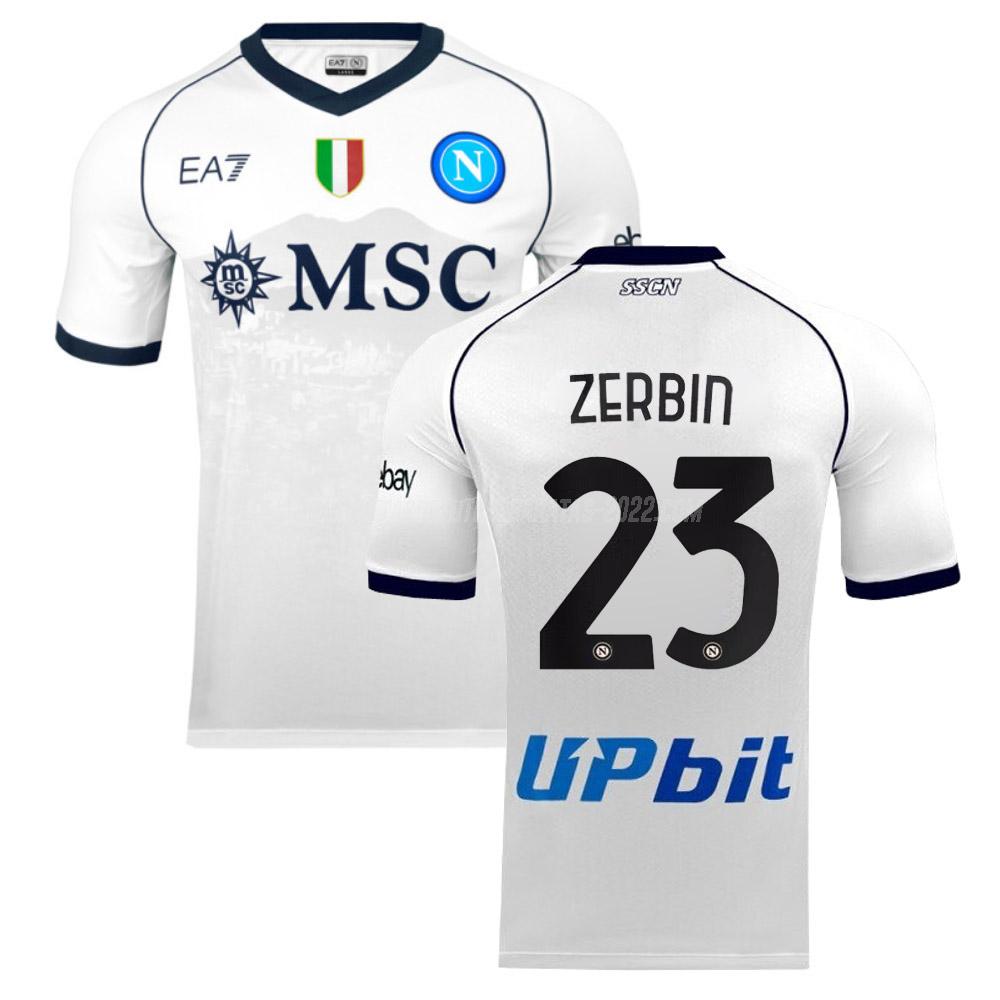 zerbin camiseta de la 2ª equipación napoli 2023-24