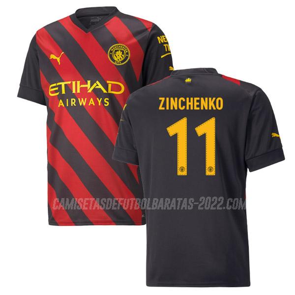 zinchenko camiseta 2ª equipación manchester city 2022-23