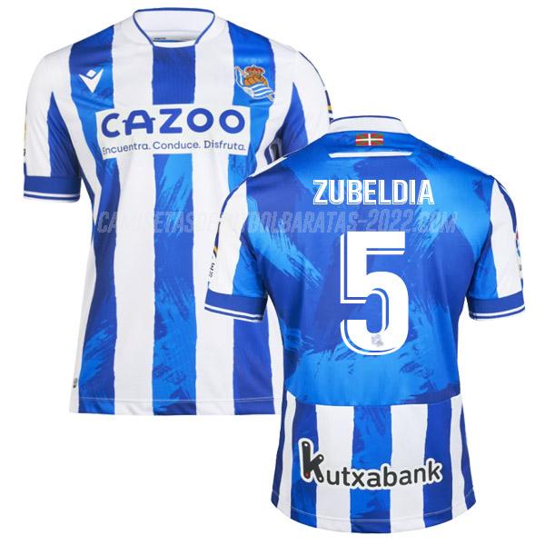 zubeldia camiseta 1ª equipación real sociedad 2022-23