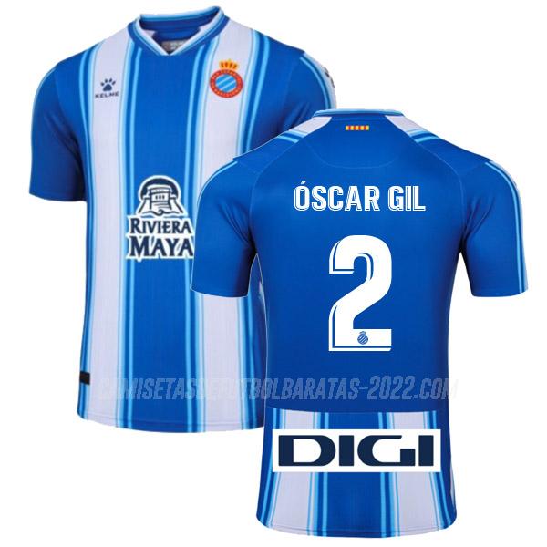 Óscar gil camiseta 1ª equipación espanyol 2022-23